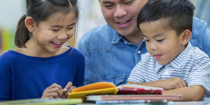 Children reading