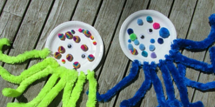 Paper Plate Octopus