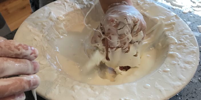 Cornflour slime