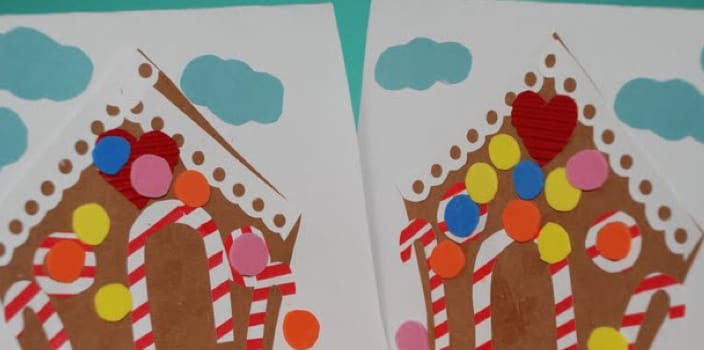 christmas card ideas eyfs